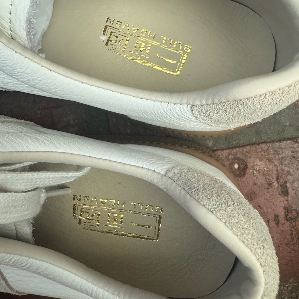 2 tone leather Sneakers- super cute comfy and chic😎zoom in for all the details! - Picture 5 of 11